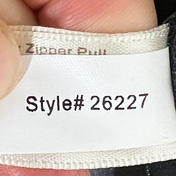 Boston Proper Black Tank Top Faux Leather Size 2 - Picture 9 of 11